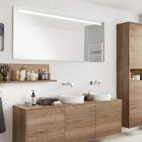 Concise design wall mounted bathroom vanity toilet wooden cabinets