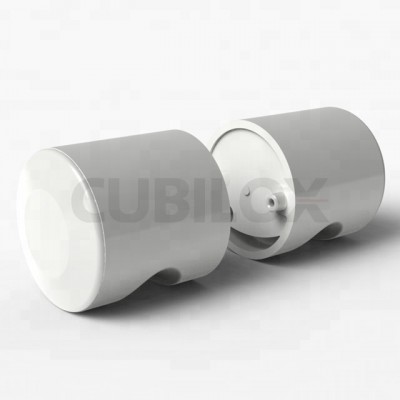 Nylon Toilet Partition Hardware 50mm Door Knob